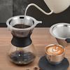 YINKE Coffee Filters, Coffee Dripper, Coffee Filter Paper, Drip Filter, Conical, Stainless Steel, Durable, Double Mesh, Easy To Clean, Reusable, for