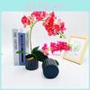 Simulated Phalaenopsis Potted Artificial Flower For Home Decor And Events