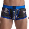 Boxer JOCKMAIL Nylon Camouflage Stampato Mesh traspirante Boxer Slip a vita bassa Mutande Alla moda Intimo sportivo grande elasticizzato da uomo