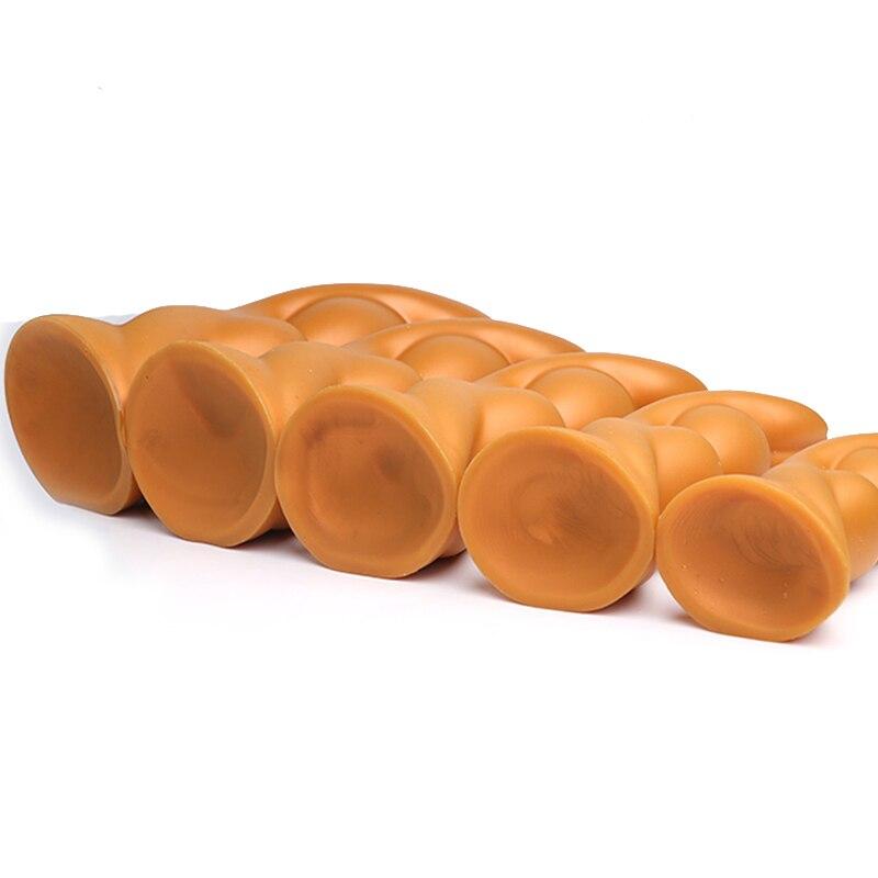 Giant Butt Plug Soft Silicone Dildo Fisting Masturbator Sex Toys Strap On Penis Realistic Dick Monster Cock BDSM Pegging