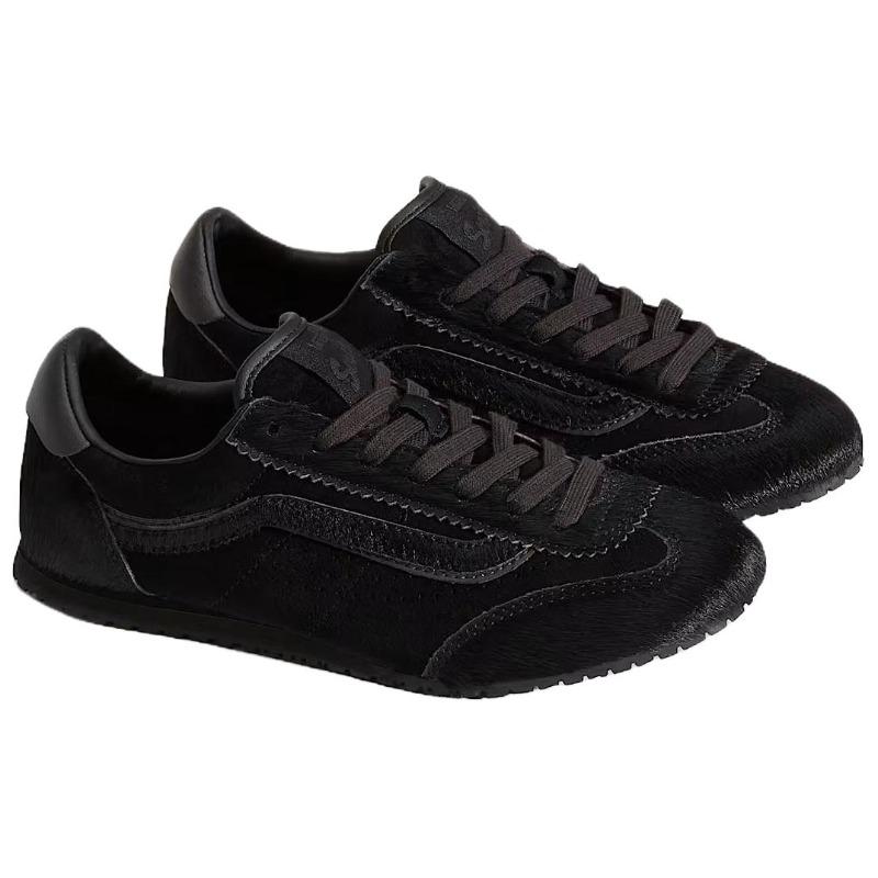 Vans Super Lowpro Pony Hair Low Top Casual Shoes Unisex Black VN000D83CJK