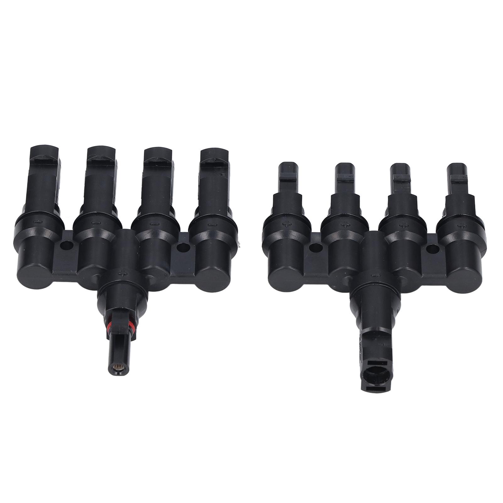 

Відгалуження фотоелектричних роз’ємів від 4 до 1 Т у парі, перехідник для розгалужувачів кабелю та гнізда, 50 А, латунь