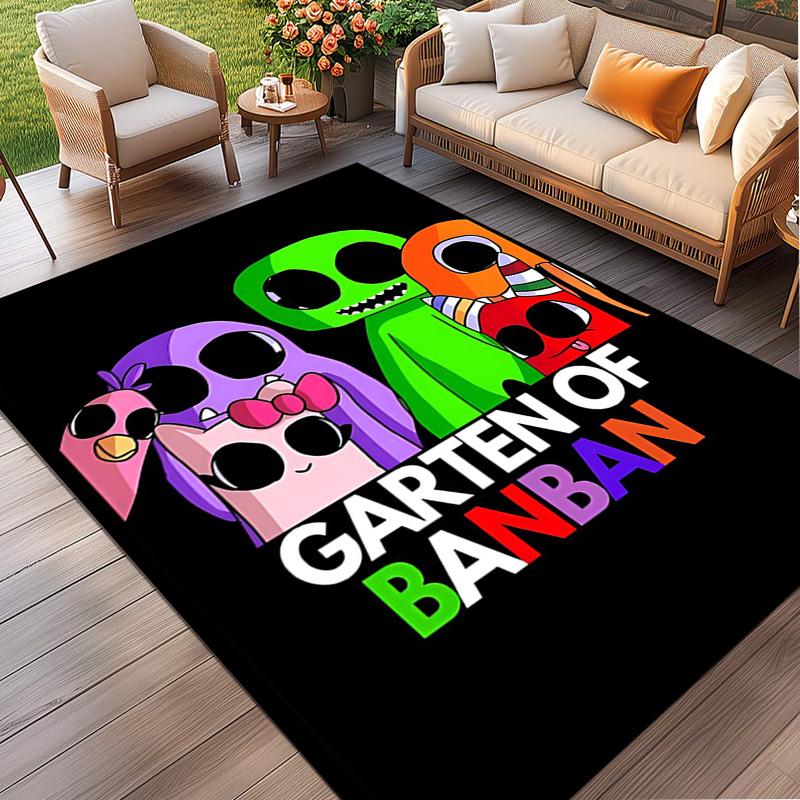 Spiel Rainbow Friends Druckteppich, Waschbarer Bodenteppich, Für Eingangsbereich Wohnheim Waschküche Büro Arbeitszimmer, Heimdekoration Geburtstag Weihnachtsgeschenk