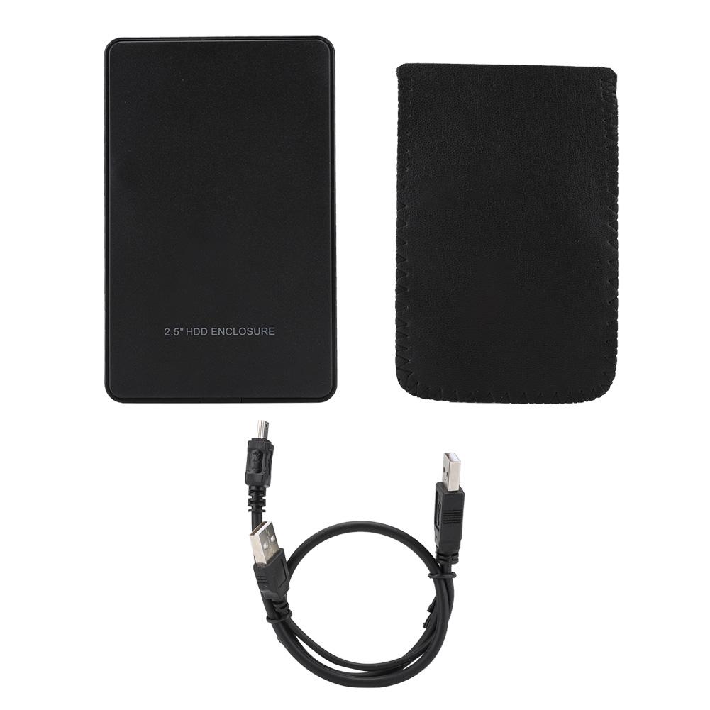W25q720 2.5 inch USB2.0 SATA Mobile Hard Disk Box Case HDD Enclosure Free Screw Support 2TB (Not Inclube Hard Disk)
