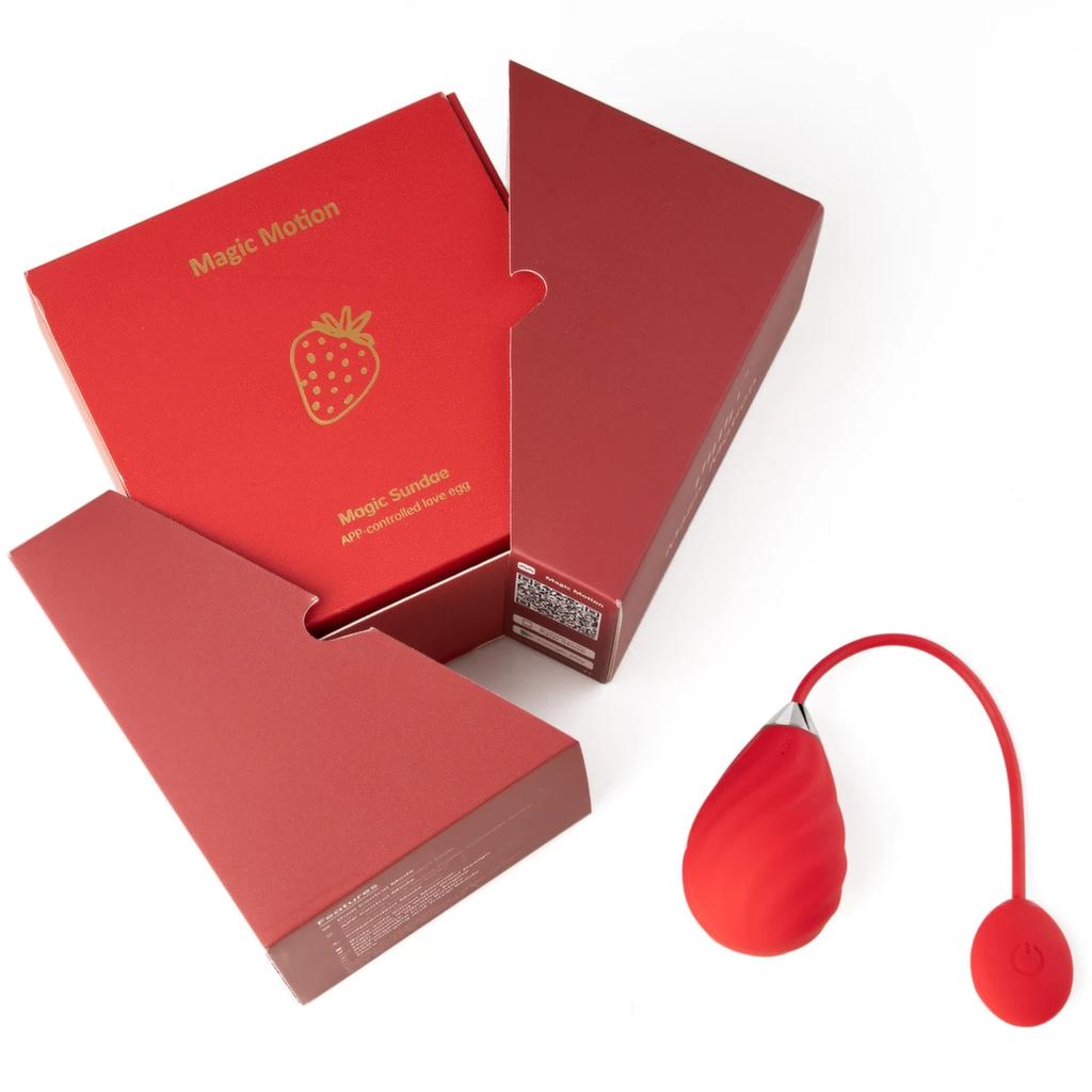 App-controlled egg - Magic Motion Magic Sundae Red