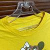 Used Character T-shirt Mickey Mouse Surf Holiday Sunglasses Yellow S (equivalent To M In Japanese Size) Size Vintage Used Vintage P20/