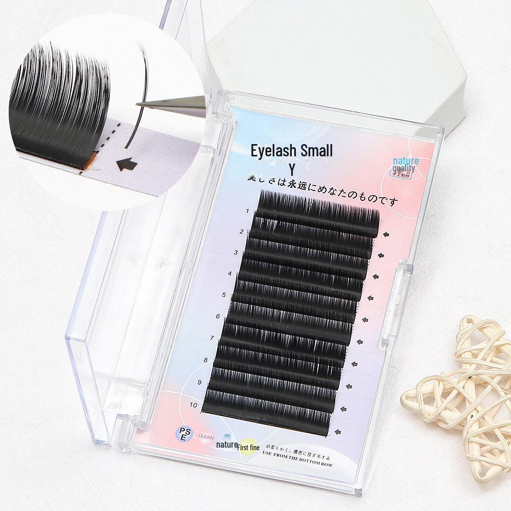 Natural Soft Velvet False Eyelashes - Long, Grafted for a Comic Effect