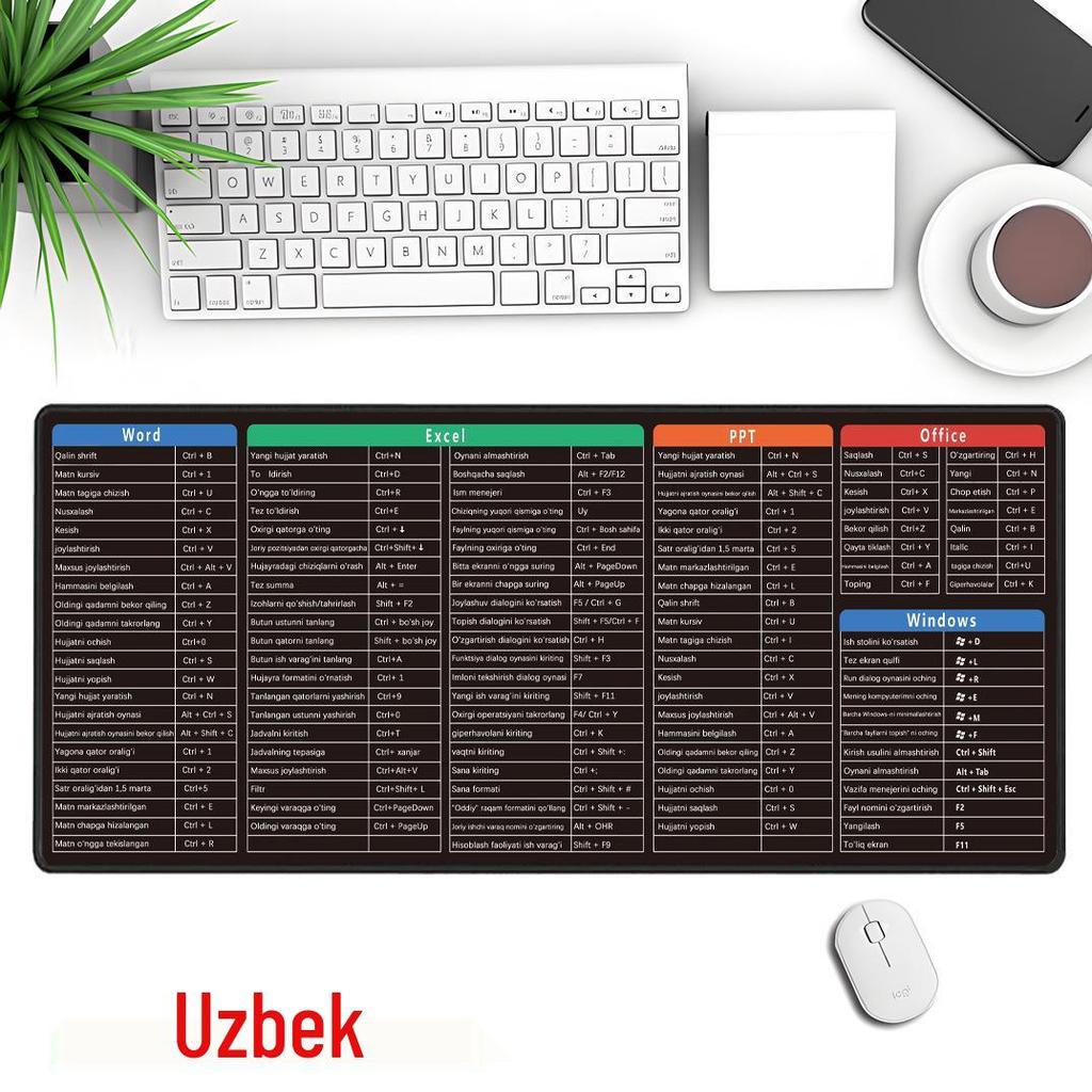 Benutzerdefiniertes großes französisch-englisch-russisches Mauspade für Notebooks