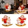 Resin Horse Sculpture Cute Collectible Decorative Figurine Art Toys Figure for Home Tabletop Office Decor