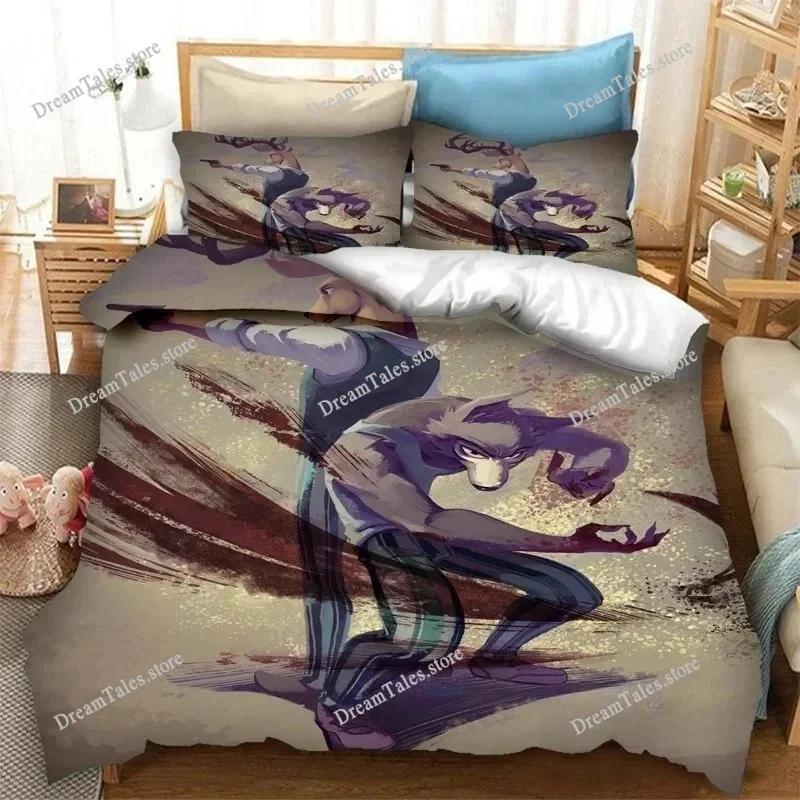 BEASTARS Luxury Bedding Set Japan Anime Cartoon Duvet Cover Set Comforter Bedspread Linen Twin Single Size Printed Home Textile0