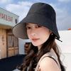 Double-Sided Fisherman Hat Wide Brim Bucket Cap Casual Sun Hat  Women