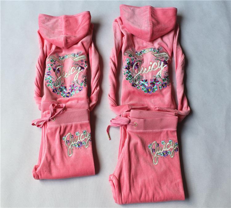 Podzimní Evropský a Americký Dívčí Slim Fit Sametový Set na Jógu - Sportovní Módní Rodinný Outfit