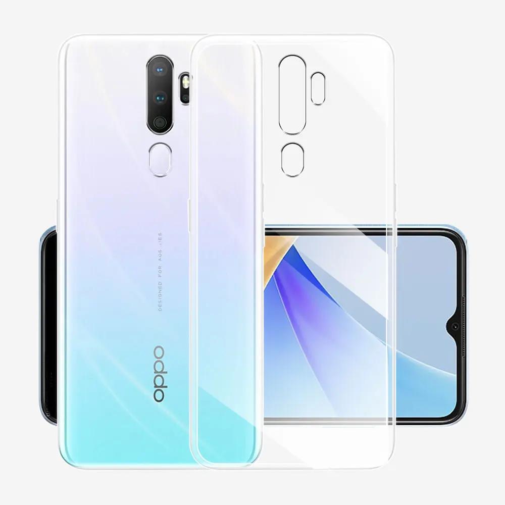 For OPPO A5 2020 Case Clear Silicone Soft TPU Phone Case Cover For Oppo AX5S A X5s Funda For OPPO A5S AX5S Transparent Coque