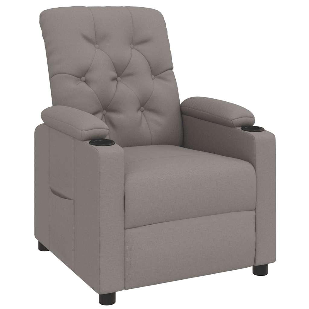 Relax Chair Taupe Fabric