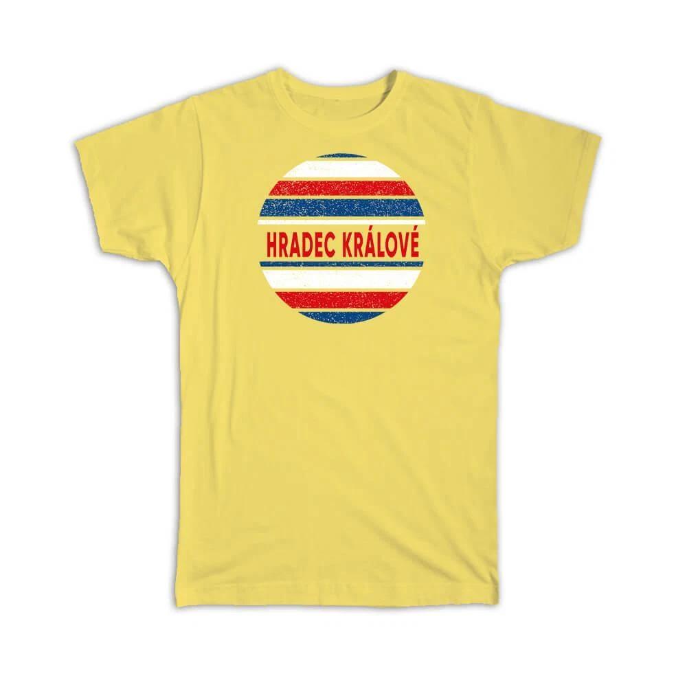 Gift T-Shirt : Hradec Kralove Czech Republic Distressed Retro Expat S