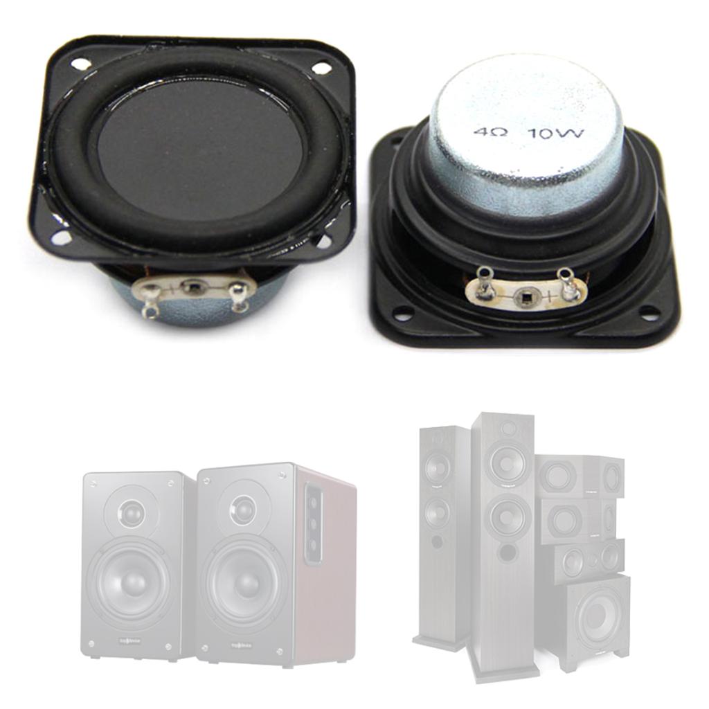 Vielseitiger 45mm Magnetischer Lautsprecher, 4 Ohm, 10W Full Range Woofer Lautsprecher Ersatz für Verschiedene Geräte Anwendungen