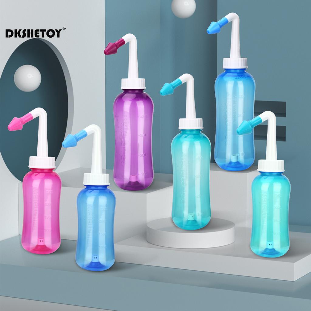 Butelka do płukania nosa 300/500ml Zapalenie zatok Czyszczenie nosa dla dorosłych i dzieci Alergiczny nieżyt nosa Irygator do nosa Neti Pot Narzędzie do czyszczenia nosa