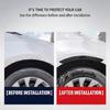 Pack of 4 Wheel Eyebrow Accent Trim Set for DIY Car Detail Carbon Look PVC Edge Cover, 15.16 X 1.18 In Self Adhesive Exterior Use Pack