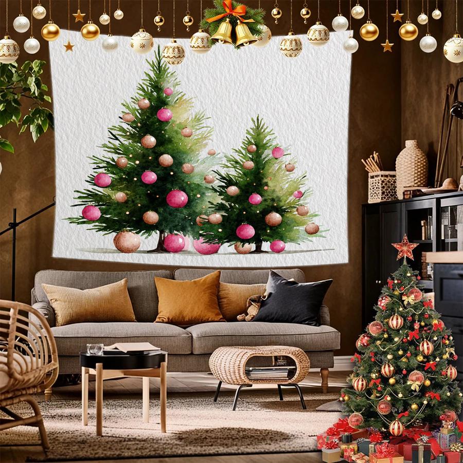 Christmas Gifts Tapestry Background Cloth Hanging Cloth Bedroom Bedside Decorative Wall Cloth Rental Dormitory Tapestry