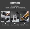 Qianli Jiangshan Double-Layer Glass Tea Cup