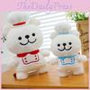 Toy Plush Maltese Chef Line White Restaurant Decor Child Birthday Gift Doll