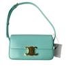 UsedShoulder Bag Emerald Green Leather Women