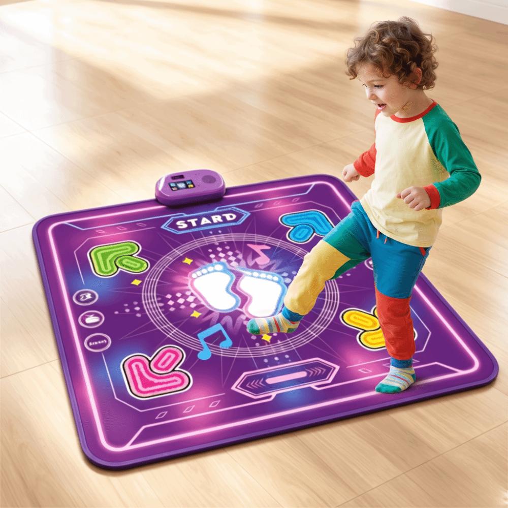 Double Players Mode Electronic Dance Mat Wireless Bluetooth Music Dance Mat  Indoor Toy