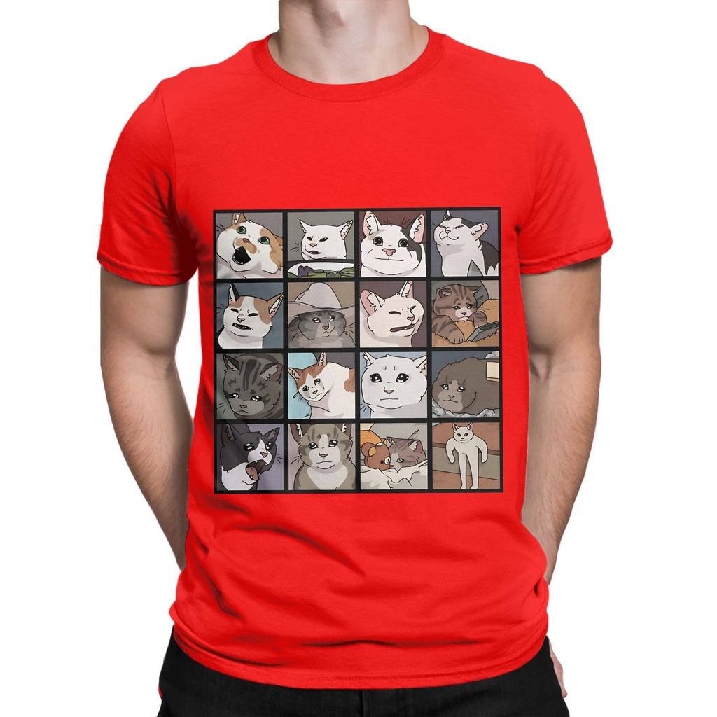 Meme Cats Novelty 100 Cotton TShirt Meme Tees Tops For Unisex