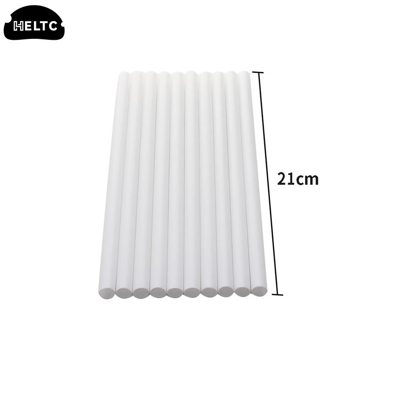 10PC Reusable Stacking Cake Straws Cake Support Rod Plastic Dowel Rods Tiered Cake Construction and Stacking White Plastic Stick