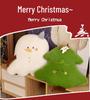 Santa Claus and Snowman Plush Pillow Toy - Cute Reindeer Doll Gift for Boys and Girls