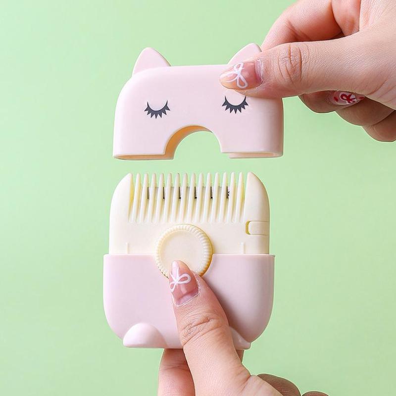 2 In 1 Baby Haircut And Hairdressing Comb Trim Bangs And Broken Hair Bangs Trimmer Manual Portable Children'S Adult Hair Clipper