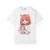 Anime Catgirl Kitten Tee Kawaii Graphic Shirt Soft Comfort Colors Style Top