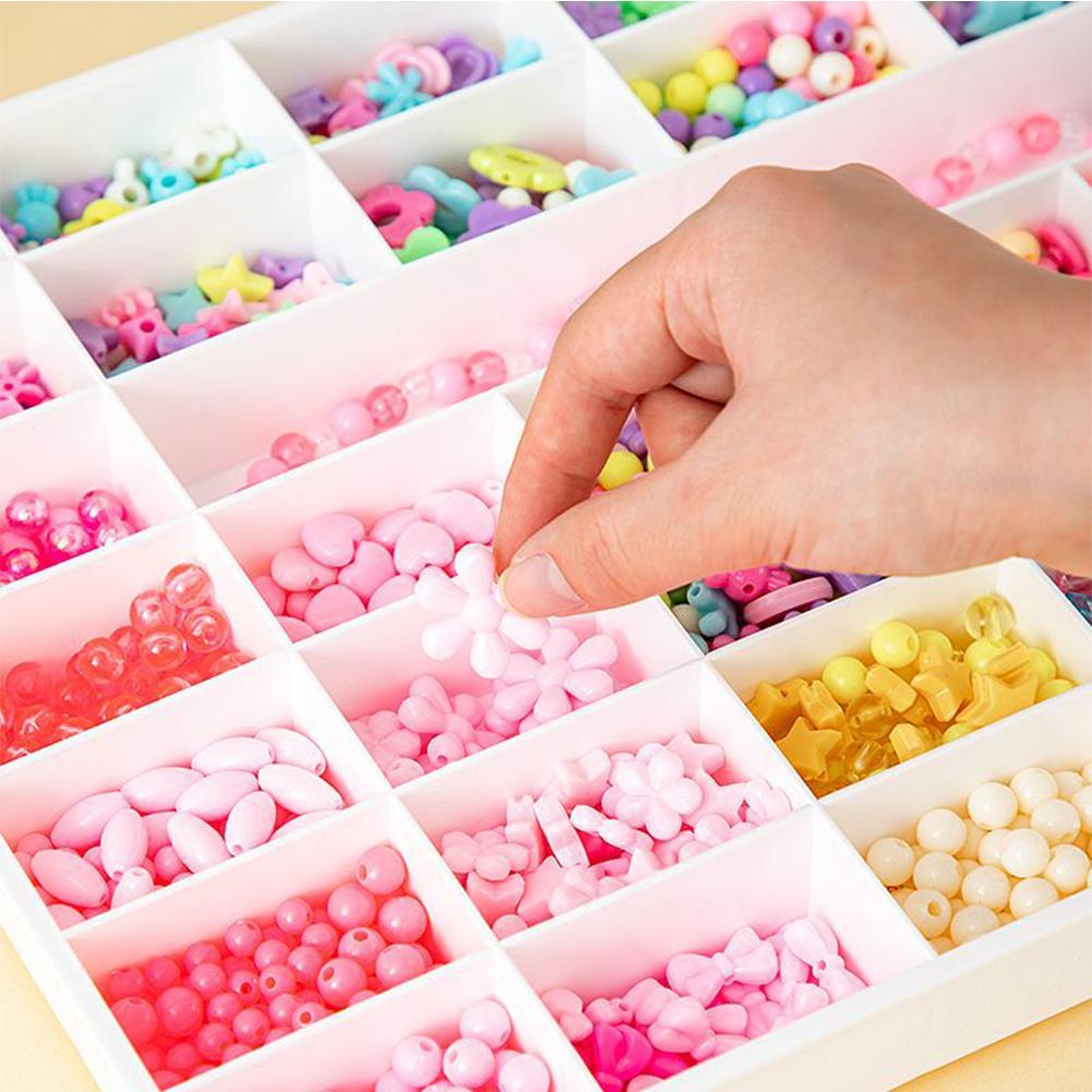 2/4 Layers Plastic Jewelry Bead Storage Container DIY Art Craft Accessory Organizer Case Plastic Jewelry Craft Storage Container