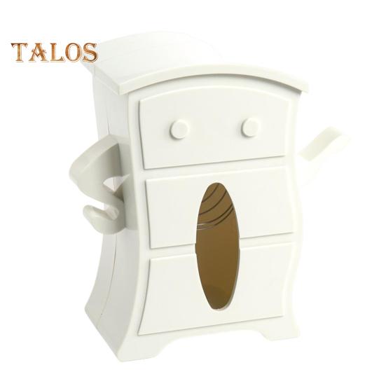 Niedlicher Taschentuchbox-Halter, kreative Form, lebendige Farbe, rutschfestes Design, Papierhalter mit großer Kapazität, platzsparende Schreibtischdekoration