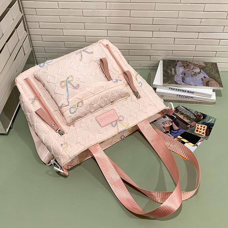 Schoolbag Schoolbag Female Newborn High Value Cute Bow Backpack Large Capacity Three To Six