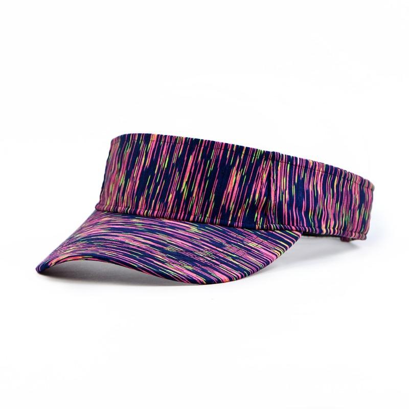 

New tie-dye empty top hat women s outdoor travel sports visor golf headless hat фіолетовий