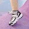 Low Top Chunky Sneakers White/Black/Gold Teenagers 403825L-WBK