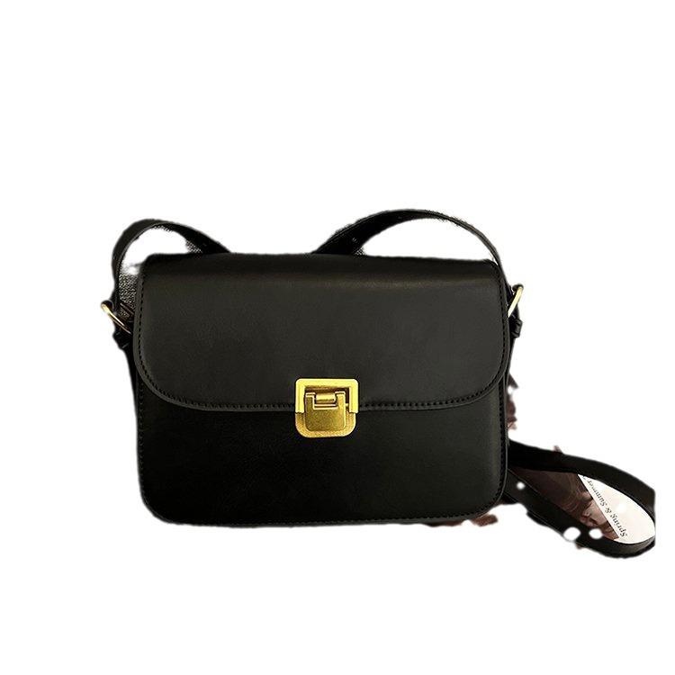 2024 Retro-Style Women's Small Square Commuter Shoulder Bag - Classic & Versatile