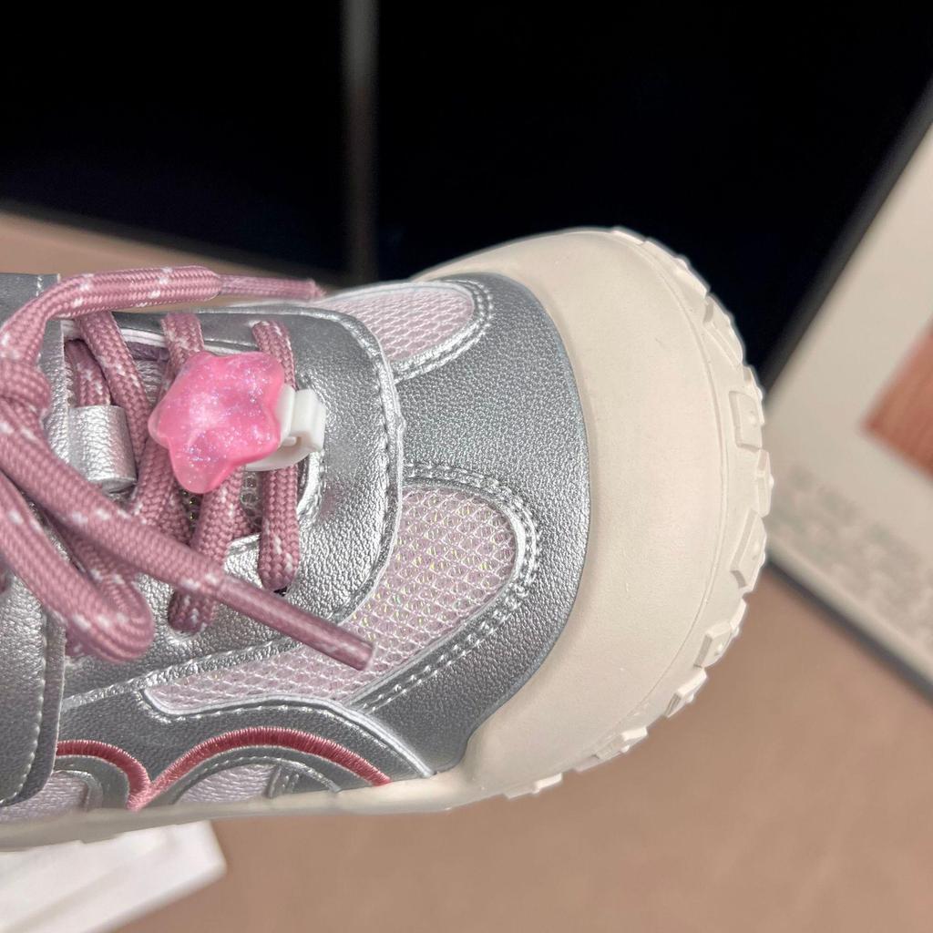 Girls' Fashion Low-Top Sneakers - Anti-Kick, Spring/Autumn, Versatile Korean Style for Students