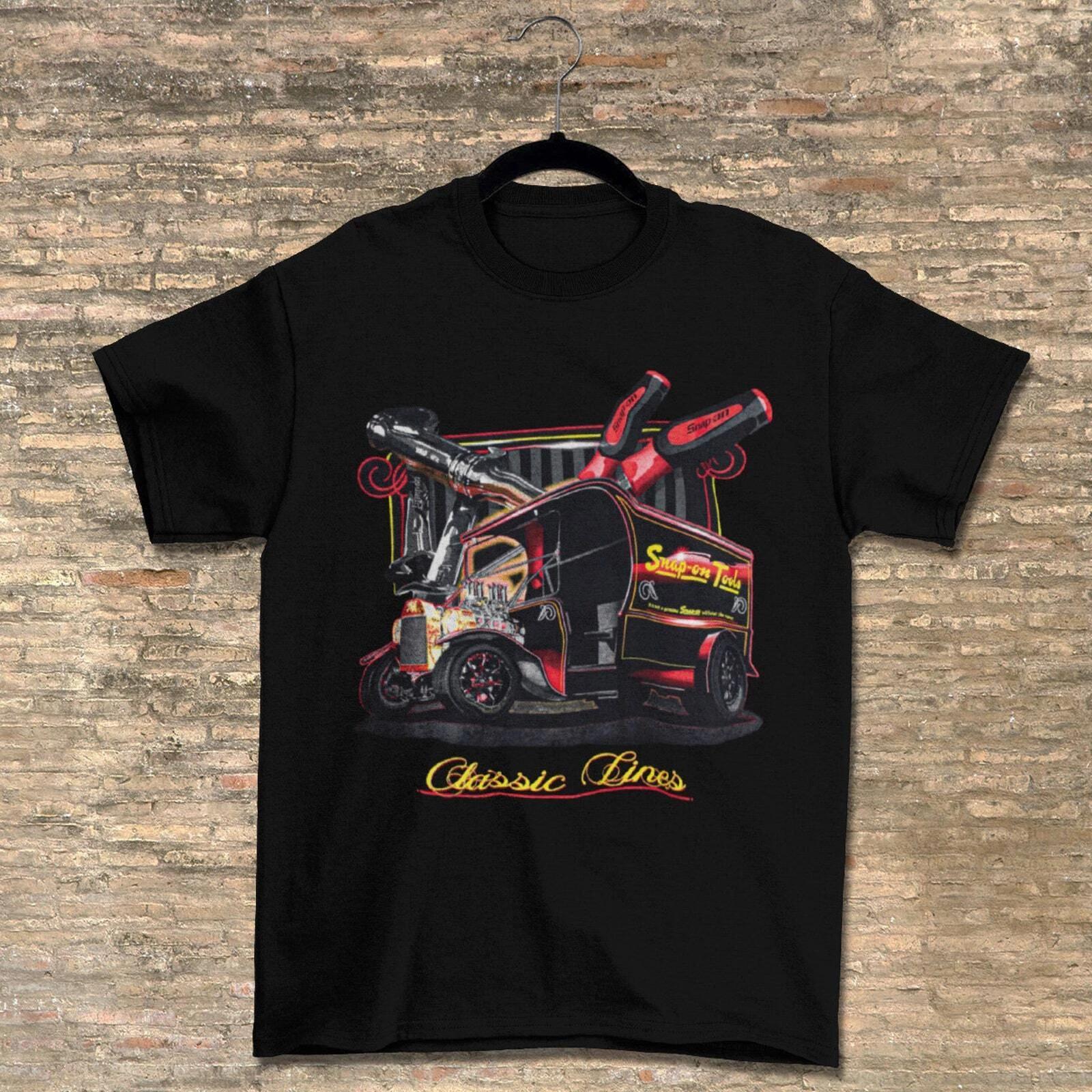 Snap On Tools Classic Lines Graphic Crewneck Unisex T-Shirt XXXL