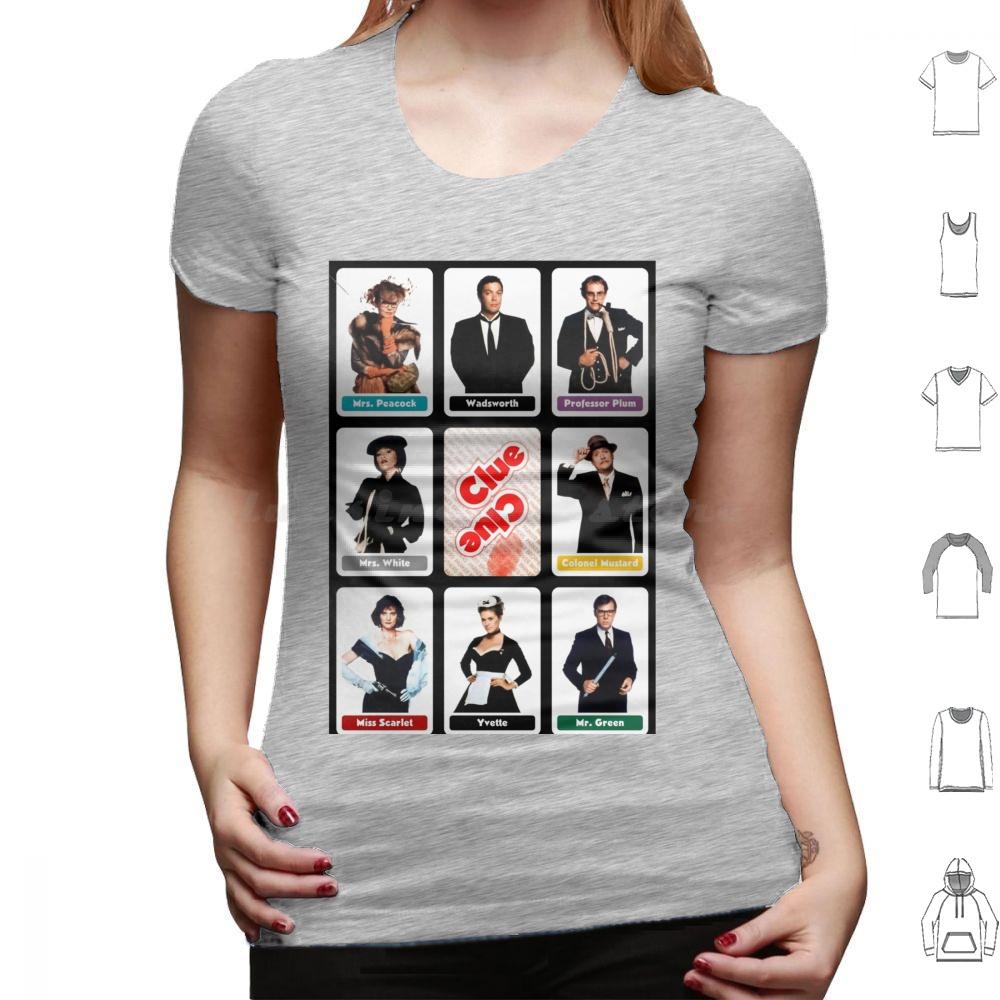Clue 1985 T Shirt Cotton Men Women DIY Print Red Herring Singing Telegram Too Late Flames Vintage Retro Movie Clue Board