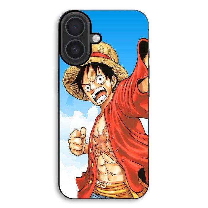Coque de téléphone - MANIACASE - iPhone 17 - Silicone TPU - Souple - Motif Monkey D Luffy
