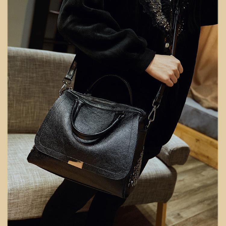 

Женская сумка Новая сумка через плечо Универсальная европейская и американская модная женская сумка через плечо One Size