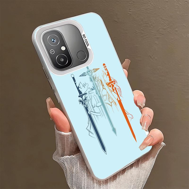 Sword Art Online Anime Shockproof Phone Case for Xiaomi Poco X7 X6 X5 X3 Pro F7 Ultra M8 Redmi 15C 15 14C 13C 12C 10C 13 12 10