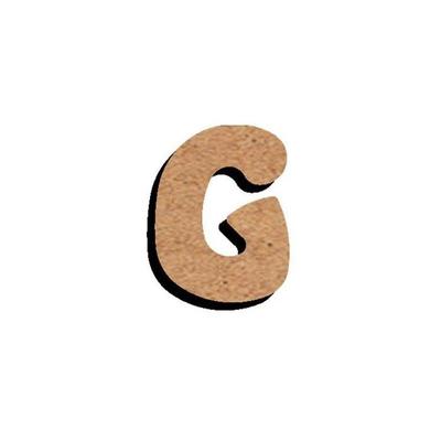 Medium Wood Letter - THE PARTY GIANT - 15 Cm - Brown - Adult - Mixed - Decorative Objects - Handmade