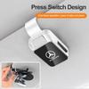 Car Glasses Clip Sun Visor Automotive Sunglasses Holders For Mercedes Benz W176 W166 W211 W204 CLA W205 CLS GLA Car Accessories WXYZ1
