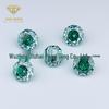 4-8mm Gradient Rose-Cut Two-Tone Soft Core Zircon Millennium Rose