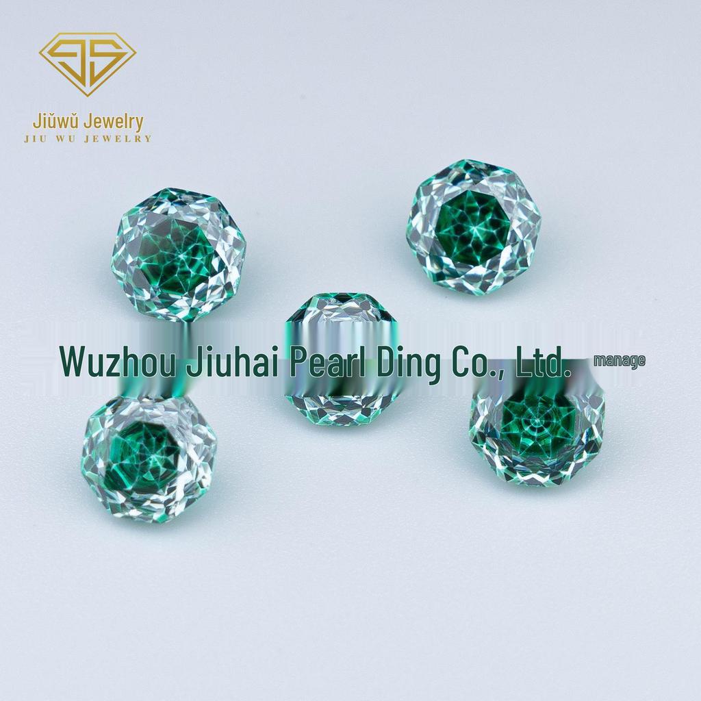 4-8mm Gradient Rose-Cut Two-Tone Soft Core Zircon Millennium Rose