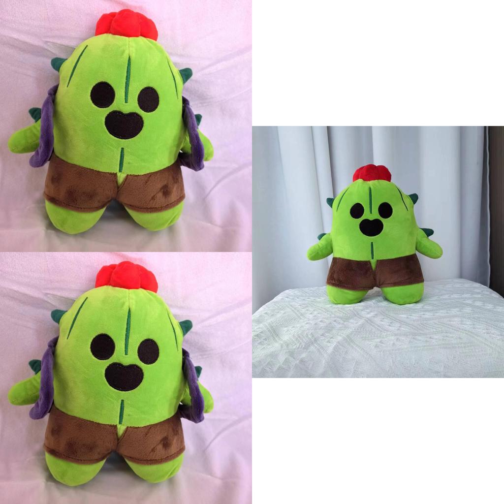 Mignon Cartoon Peluche Sauvage à Pointes Poupée Léon Héros Cactus Peluche Transfrontalière
