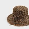 Herbst Damen Leopardenmuster Fischerhut Ins Punk Stil Spicy Girl Eimerhut Großer Schirm Outdoor Reise Strand Sonnenhut